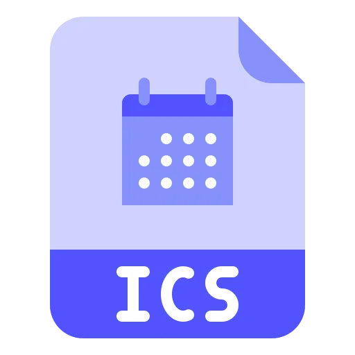 ICS calendar file icon